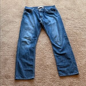 Levi's 514 Slim Straight Fit Blue Jeans 36x32